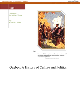 A History of Culture and Politics