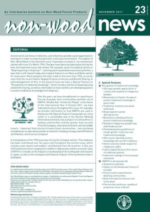 Non-Woodnon-Wood Information Bulletin on Non-Wood Forest Products NOVEMBER 2011 23