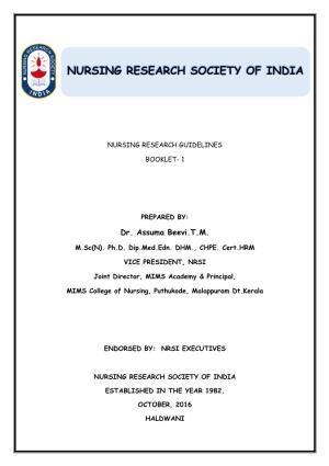 Nursing Research Society of India