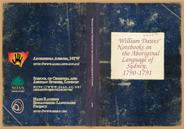 William Dawes Notebook of Aboriginal Language