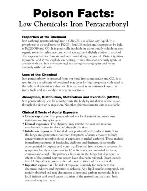 Iron Pentacarbonyl
