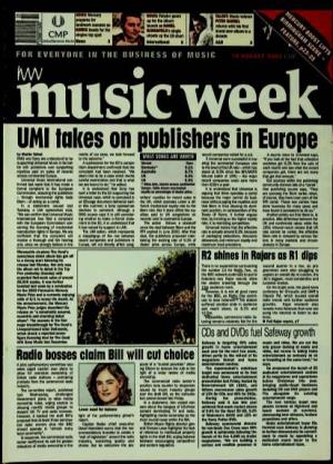 G \ Music Week UNI Lakes on Publishers In