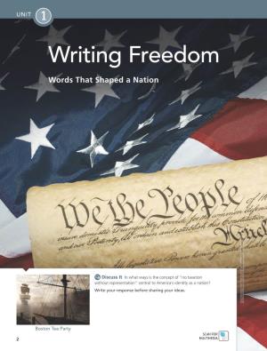 Writing Freedom Write Yourresponse Beforesharingyourideas