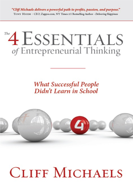 The 4 Essentials of Entrepreneurial Thinking Is Destined to Be a Classic