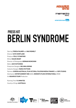 Berlin Syndrome Press