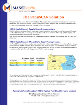 The Pennscan Solution