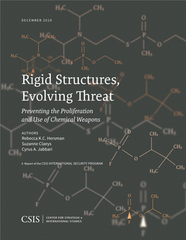 Rigid Structures, Evolving Threat: Preventing the Proliferation and Use of Chemical Weapons | II Acknowledgments