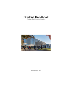 Student Handbook (Pdf)