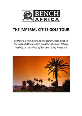 The Imperial Cities Golf Tour
