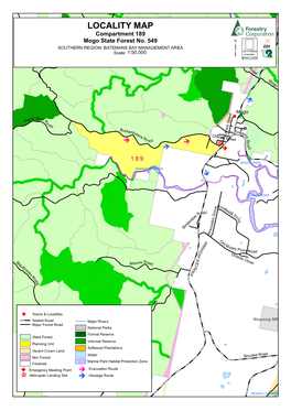Moto State Forest Compartment 189 Harvest Plan