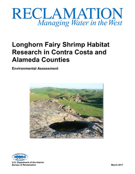 Longhorn Fairy Shrimp Research EA