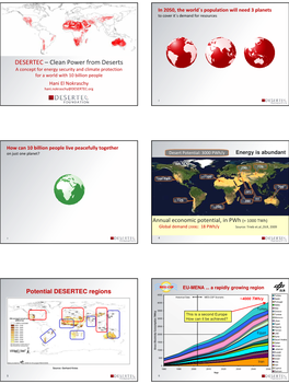 DESERTEC – Clean Power from Deserts