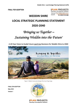 Weddin Shire Local Strategic Planning Statement 2020-2040
