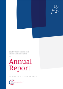 South Wales Police and Crime Commissioner Annual Report