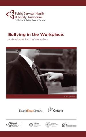 Bullying in the Workplace Handbook