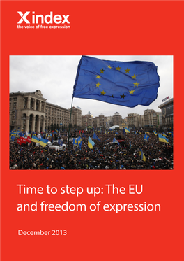 Time to Step Up: the EU and Freedom of Expression