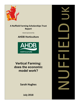 Sarah-Hughes-Vertical Farming Does the Economic Model Work