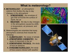 5-6 Meteorology Notes