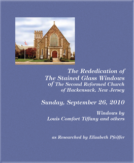 Stained Glass Window Rededication