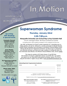 Superwoman Syndrome