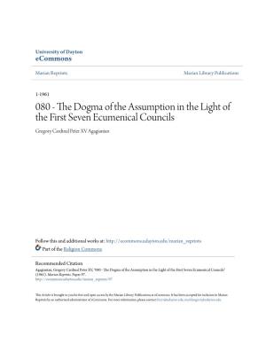 The Dogma of the Assumption in the Light of the First Seven Ecumenical Councils