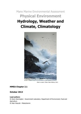 Physical Environment Hydrology, Weather and Climate, Climatology