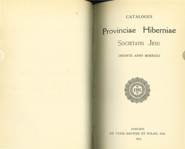 Hiberniae Provinciae