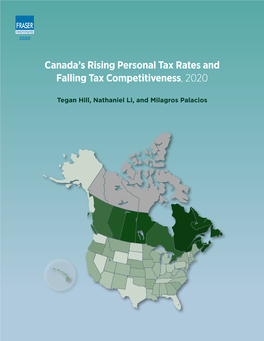 Canada's Rising Personal Tax Rates and Falling Tax Competitiveness