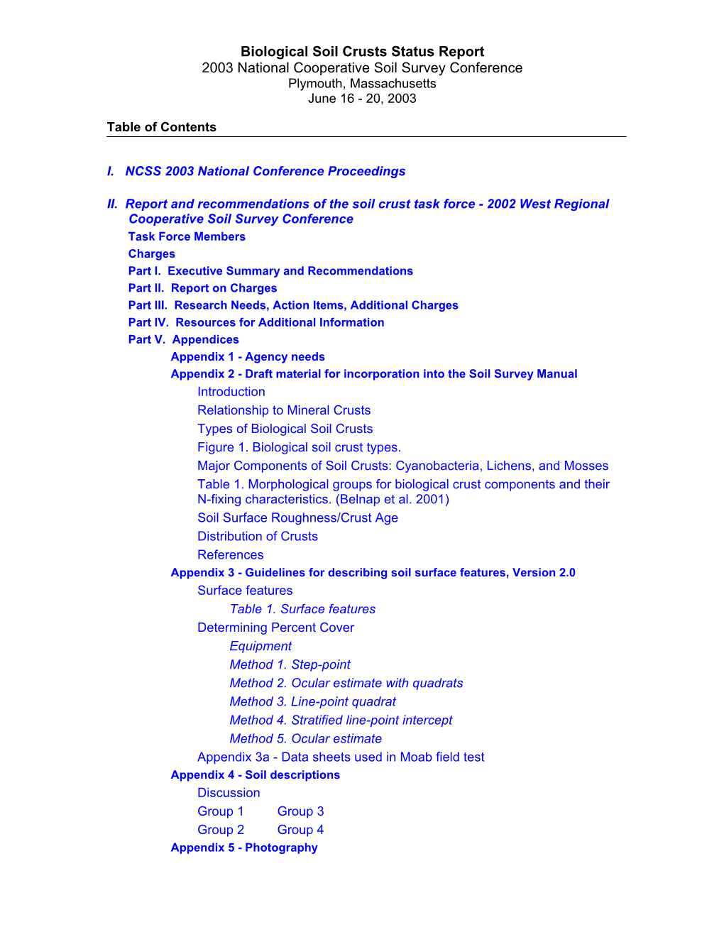 National Cooperative Soil Survey and Biological Soil Crusts