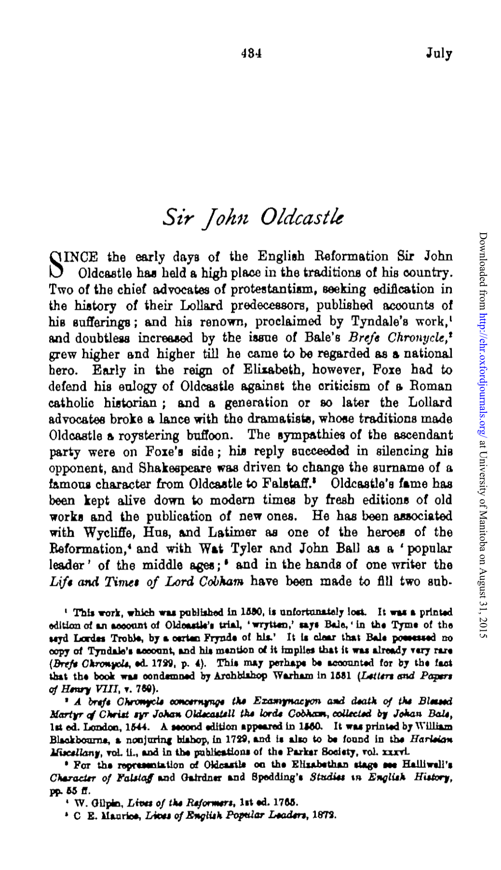 Sir John Oldcastle Downloaded From