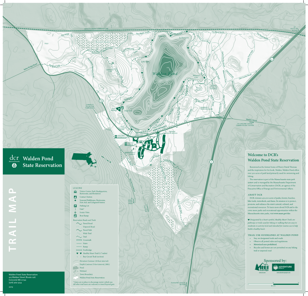 Walden Pond R O Oa W R D L Oreau’S O R Ty I a K N N U 226 O