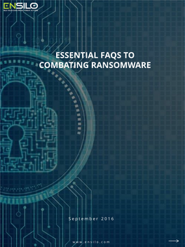 Essential Faqs to Combating Ransomware