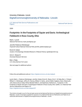 In the Footprints of Squier and Davis: Archeological Fieldwork in Ross County, Ohio