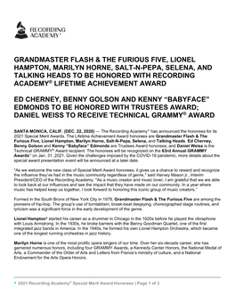 Grandmaster Flash & the Furious Five, Lionel Hampton