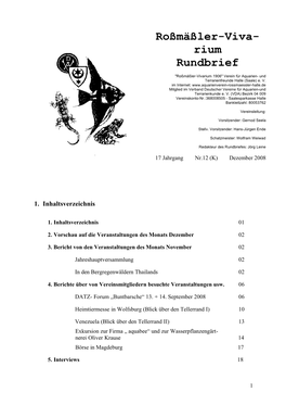 Rium Rundbrief