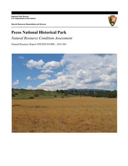 Natural Resource Condition Assessment, Pecos National Historical Park