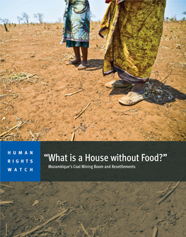 What Is a House Without Food?” Mozambique’S Coal Mining Boom and Resettlements WATCH