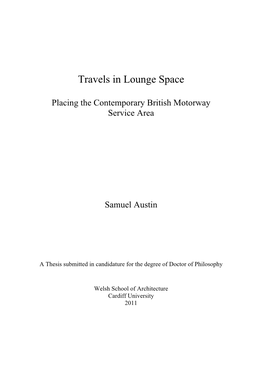 Travels in Lounge Space