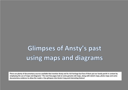 Ansty in Maps and Diagrams
