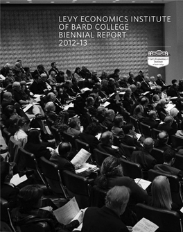 Levy Economics Institute of Bard College Biennial Report 2012–13
