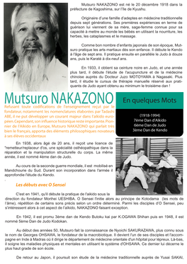 Mutsuro NAKAZONO Est Né Le 20 Décembre 1918 Dans La Préfecture De Kagoshima, Sur L’Île De Kyushu