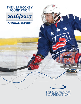 The Usa Hockey Foundation Annual Report