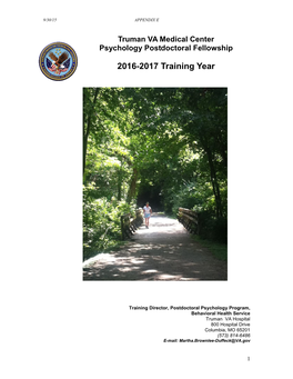 Truman VA Medical Center Psychology Postdoctoral Fellowship