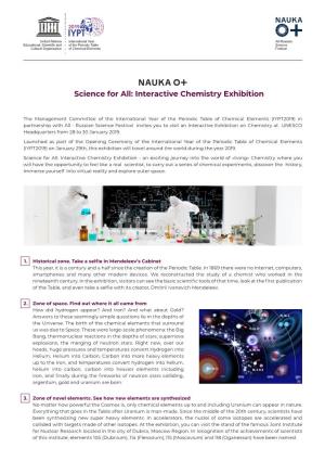 Interactive Chemistry Exhibition
