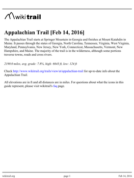 AT: Appalachian Trail