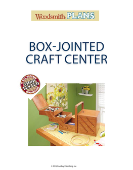 Box-Jointed Craft Center