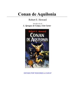 Conan De Aquilonia Robert E