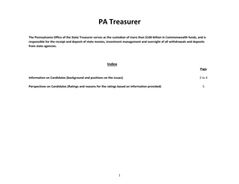 PA Treasurer