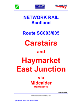 Carstairs Haymarket East Junction