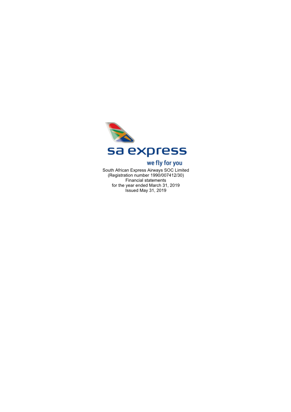 South African Express Airways SOC Limited (Registration Number 1990